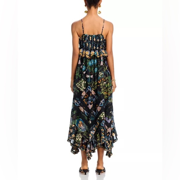 FARM Rio
Winter Garden Pleated Lace Sleeveless Midi Dress Size Medium - Picture 4 of 11